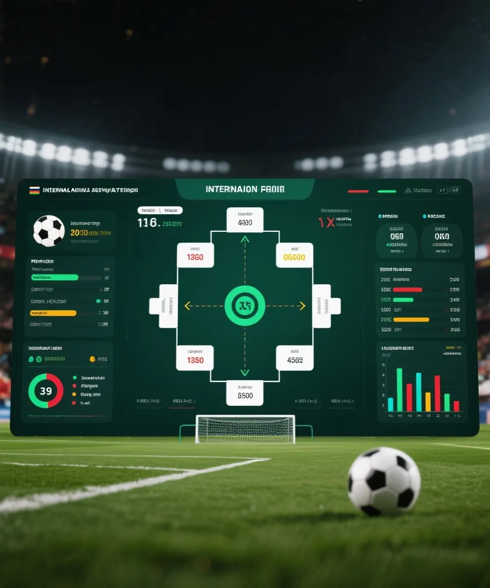 世界杯赛事分析数据看板示意图